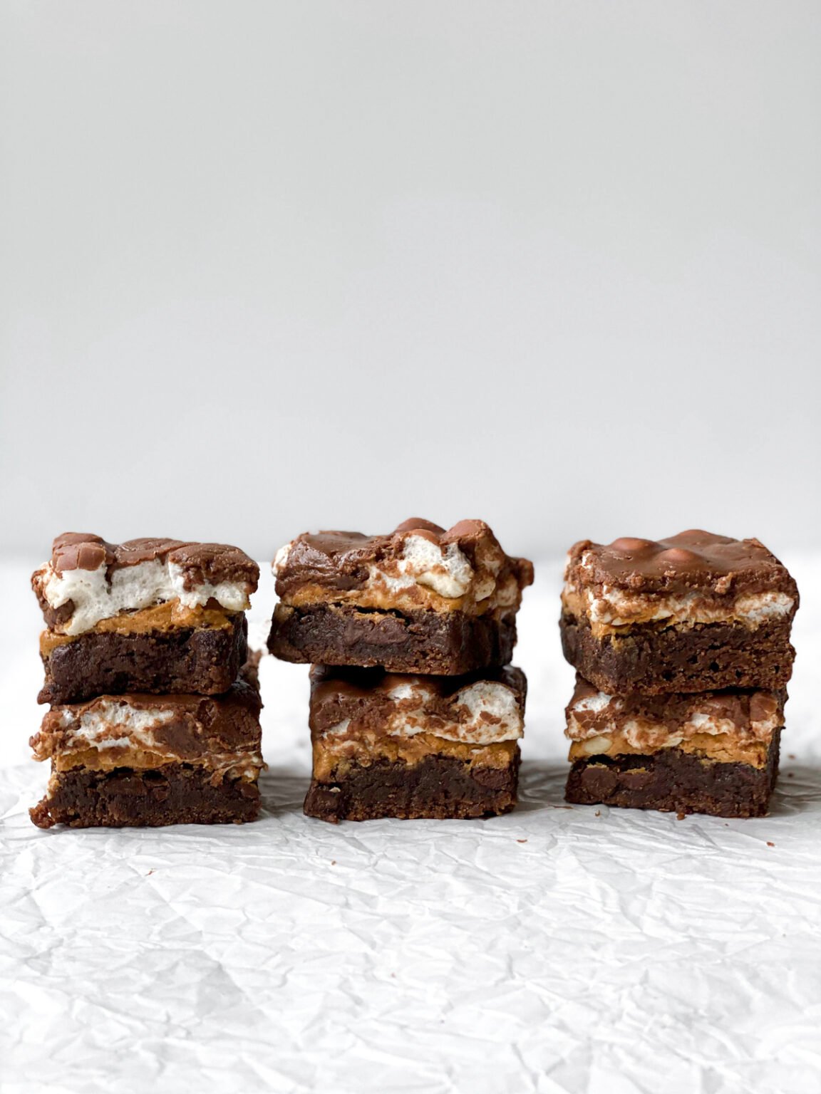Peanut Butter Marshmallow Brownies The Salted Sweets