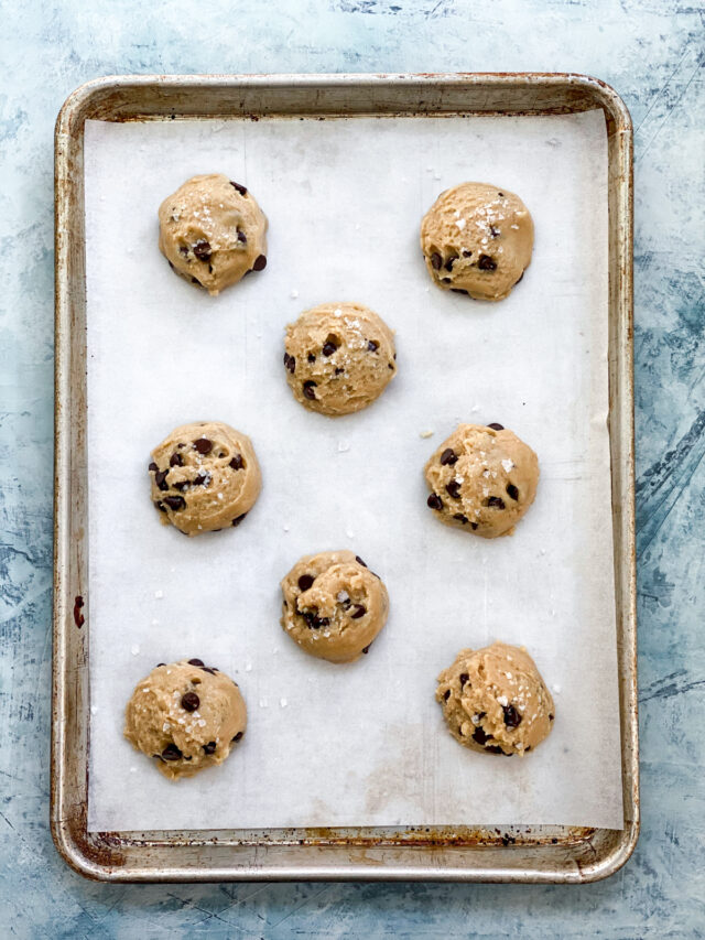 No Butter Chocolate Chip Cookies - The Salted Sweets