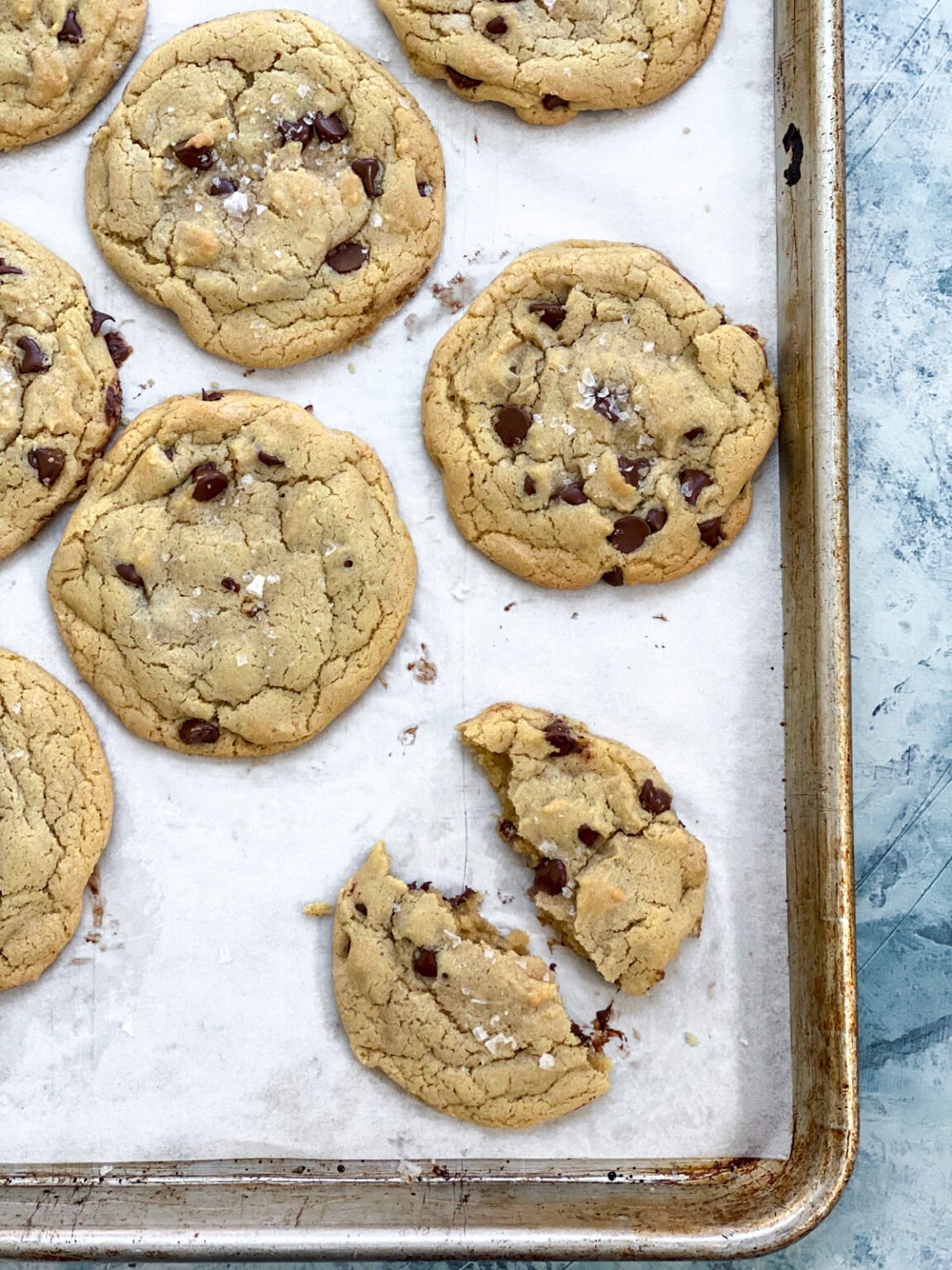 No Butter Chocolate Chip Cookies The Salted Sweets