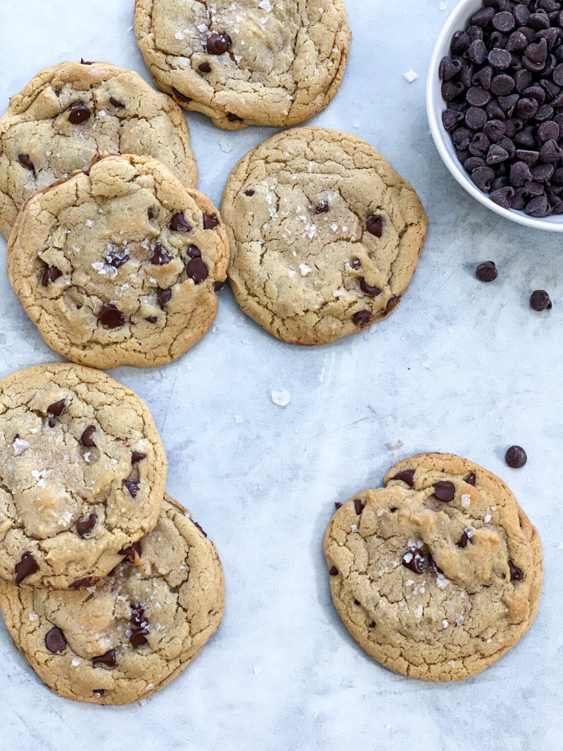 No Butter Chocolate Chip Cookies SALTED sweets