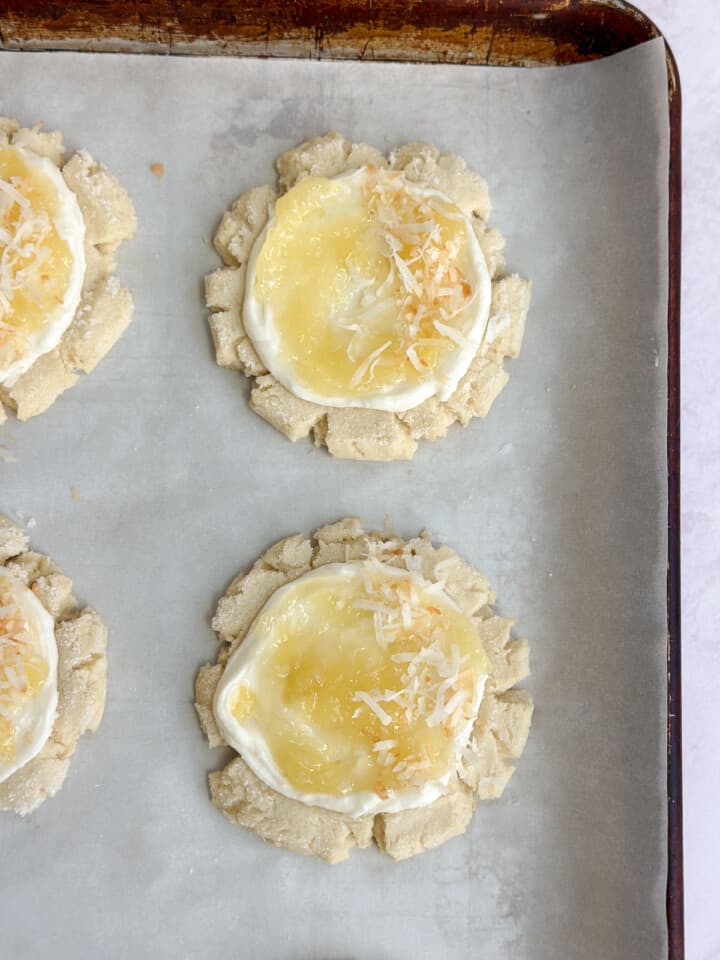 pina colada cookies all done.