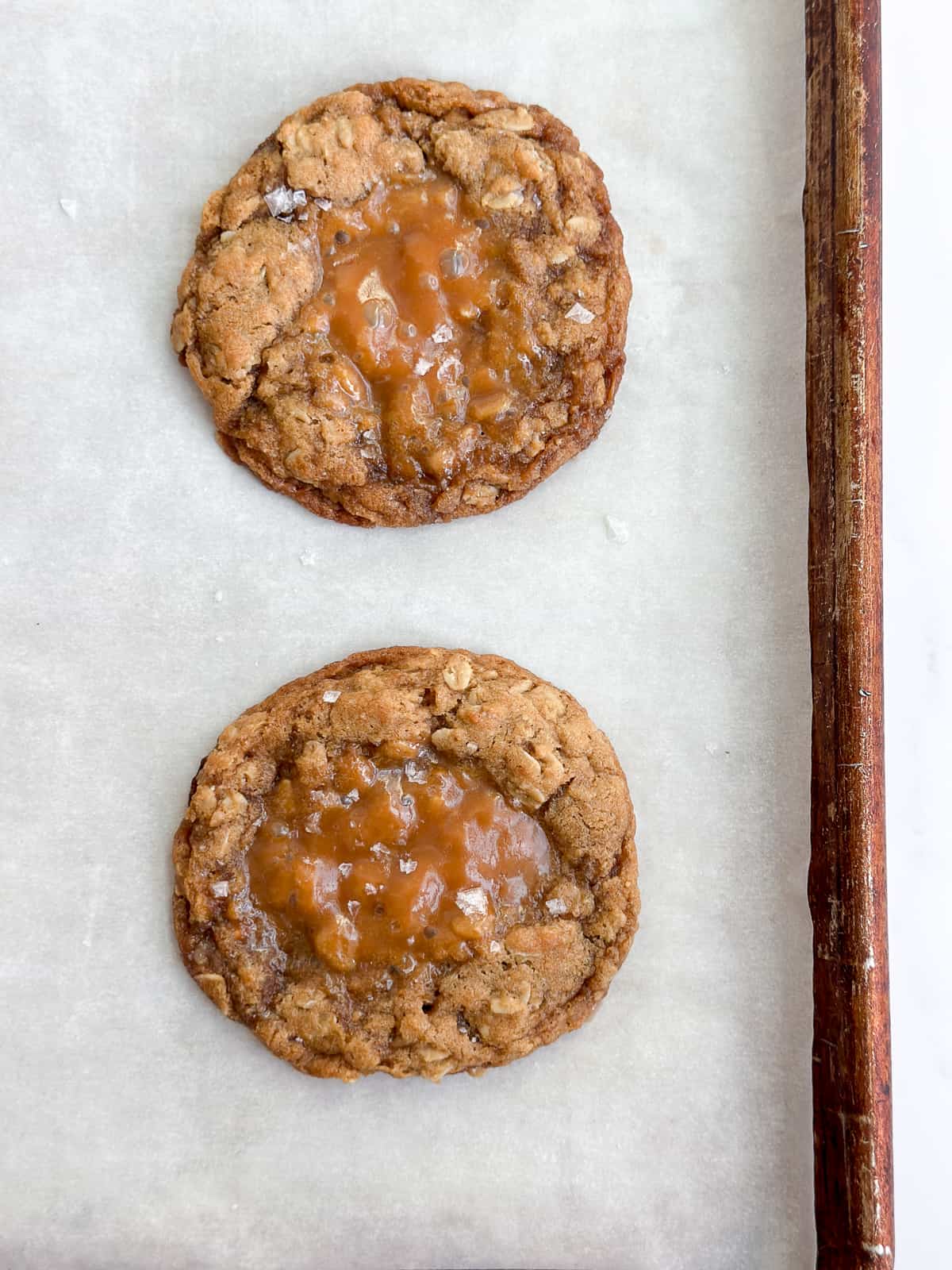 Caramel Oatmeal Cookies The Salted Sweets