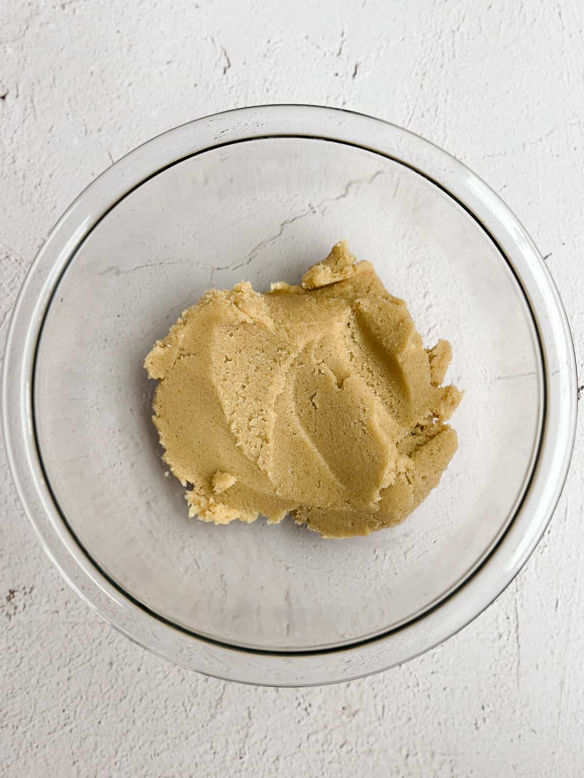 wet ingredients creamed together