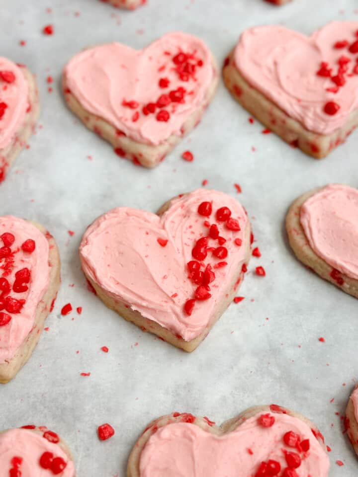 the red hot cookies all done.