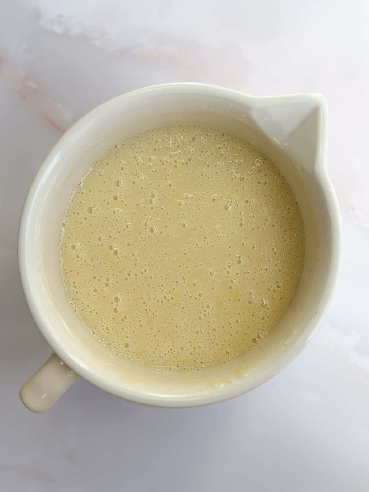 cake batter all ready.