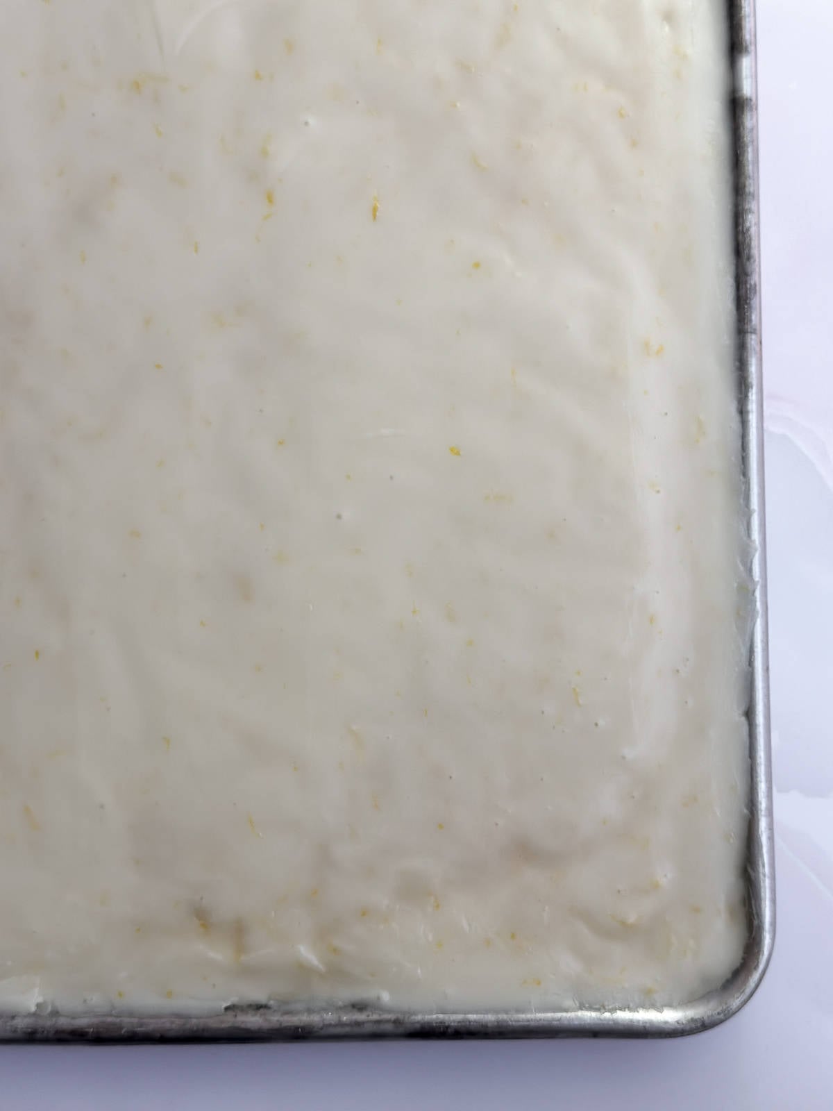 cake after the glaze is poured on top.
