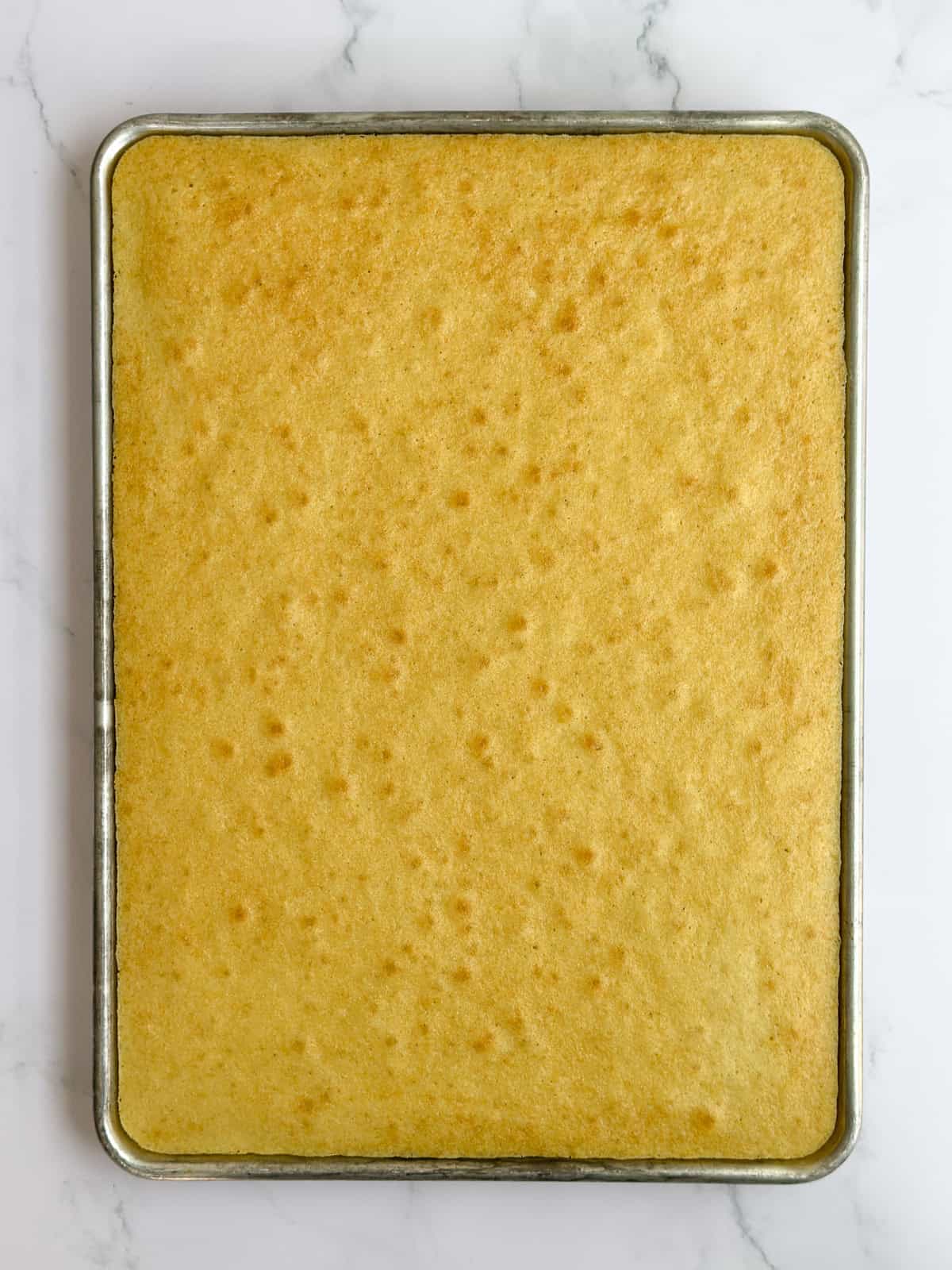 cake after baking.