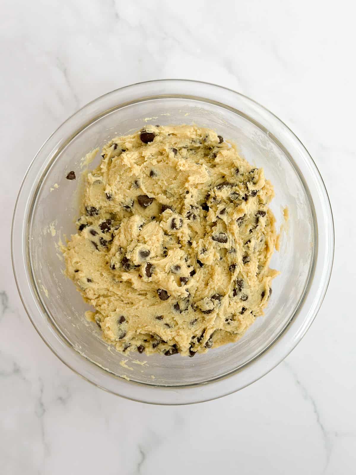 all the dry ingredients mixed in.