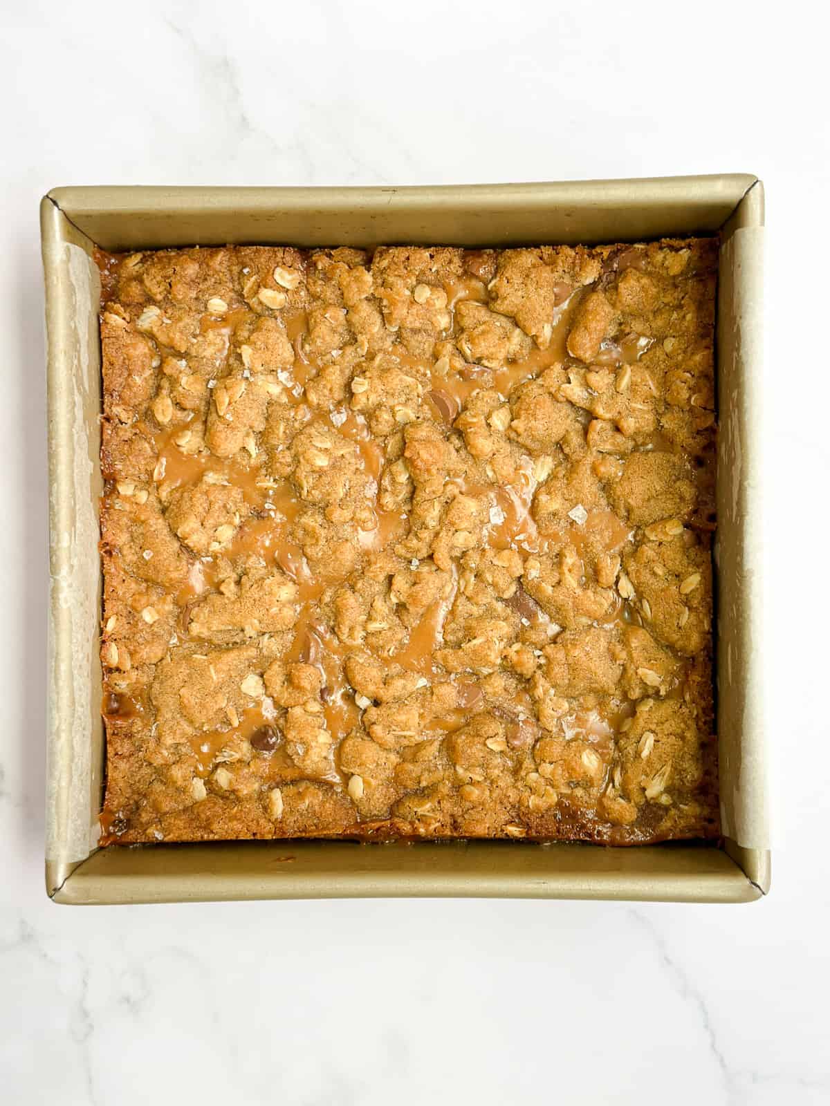 the bars fresh from the oven.