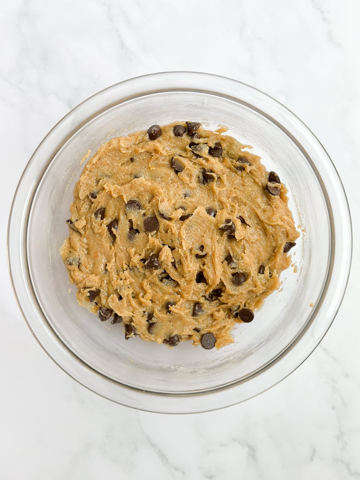 chocolate chips added in to the cookie dough.