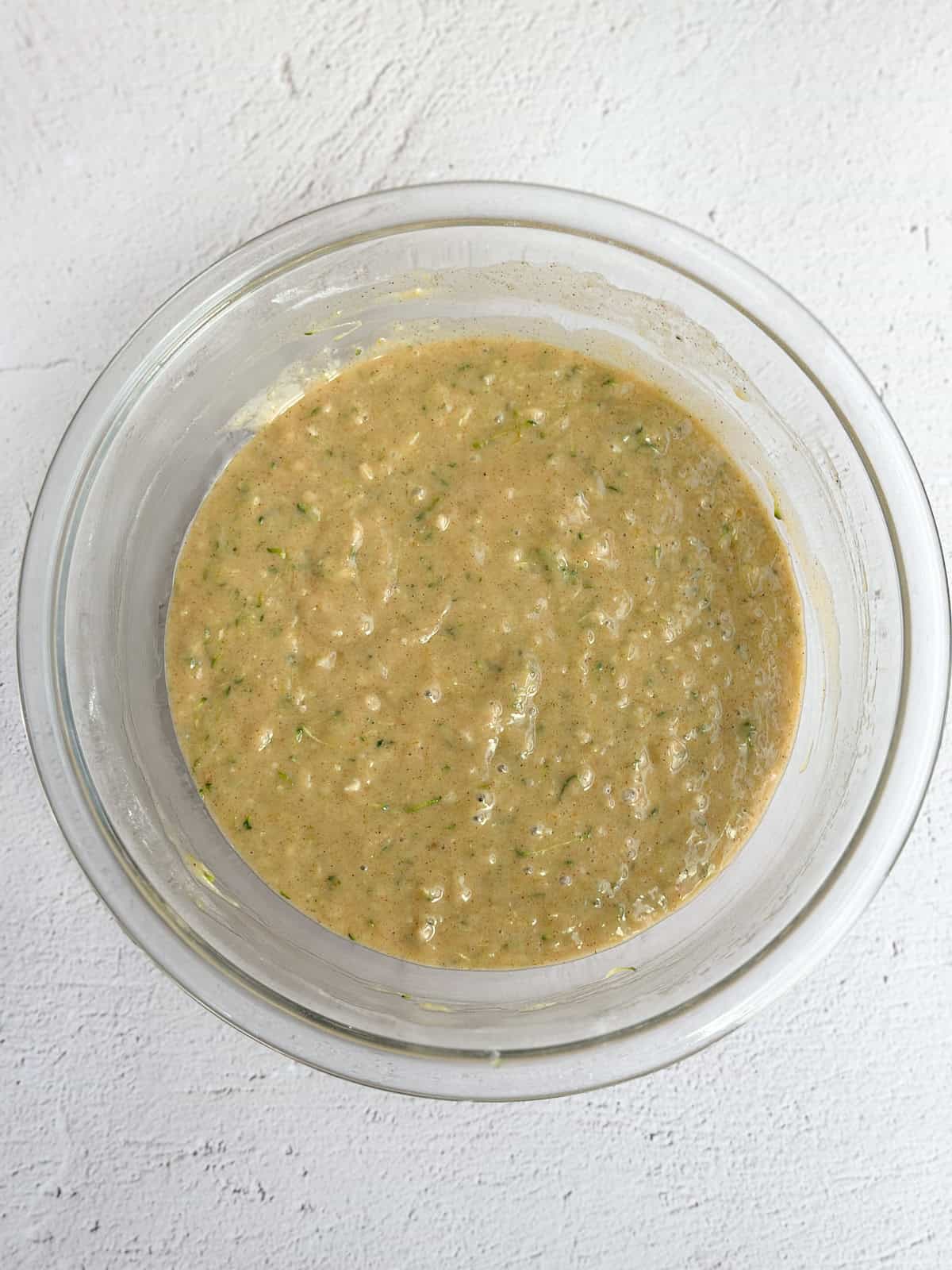 the muffin batter all done.