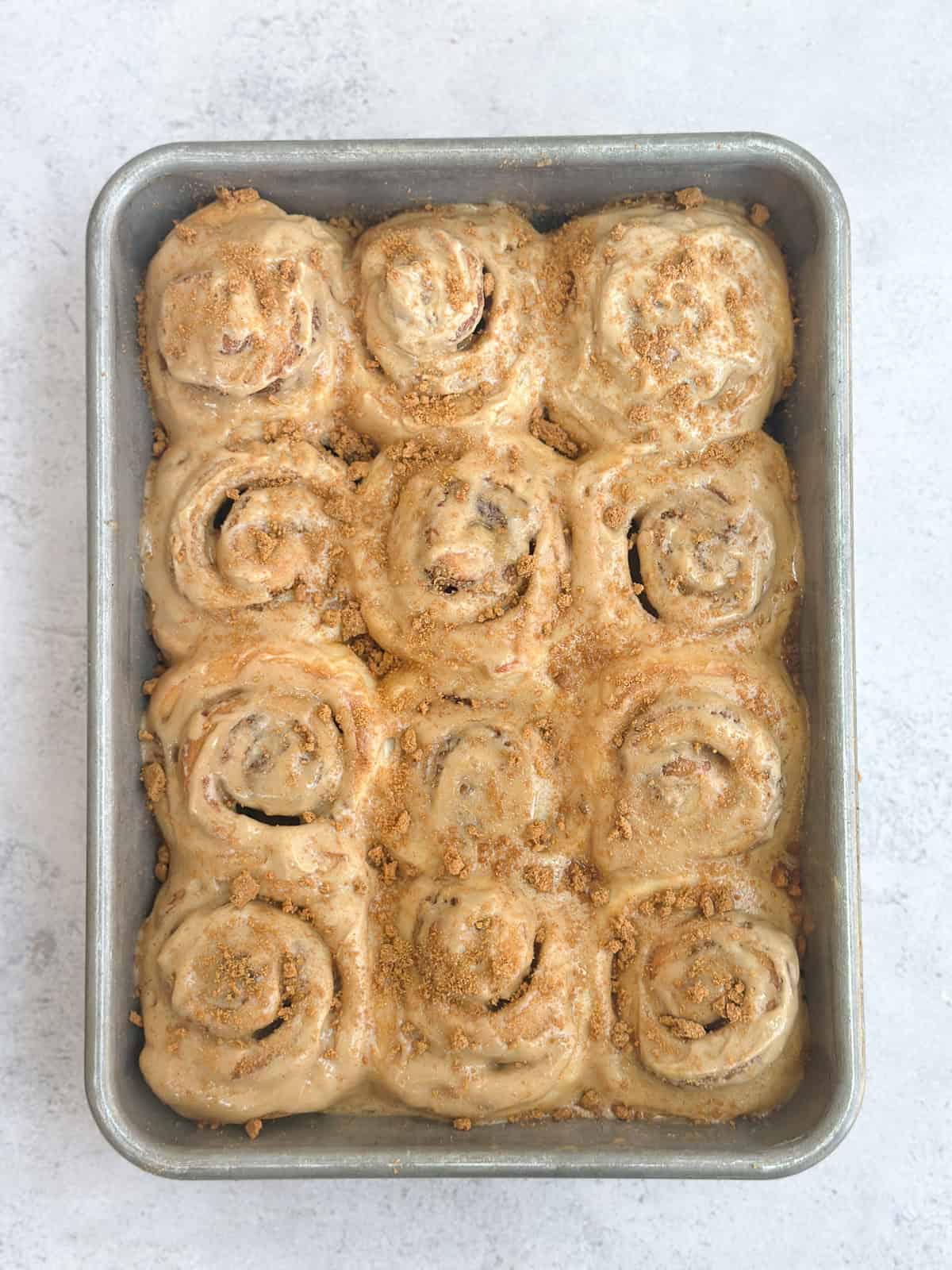 biscoff cinnamon rolls when done.