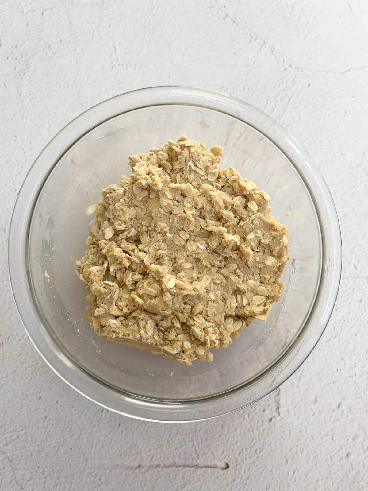 dry ingredients added.
