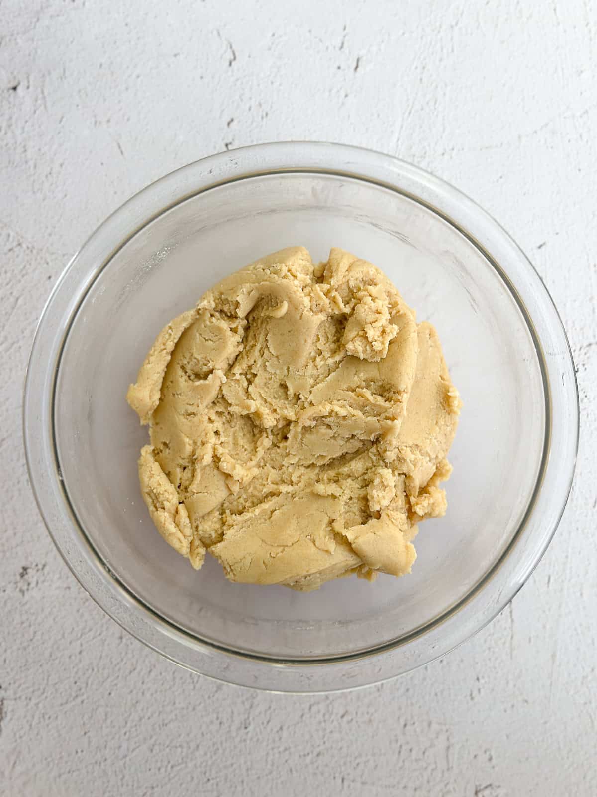 dry ingredients mixed in, before the cookies bits.