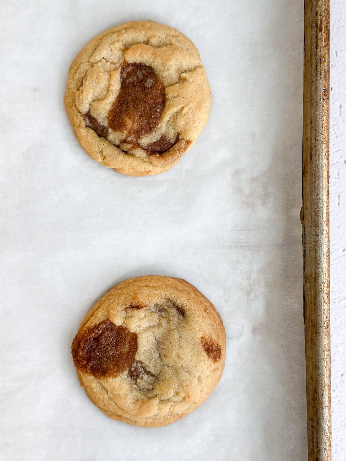 cookies after baking before they're glazed.