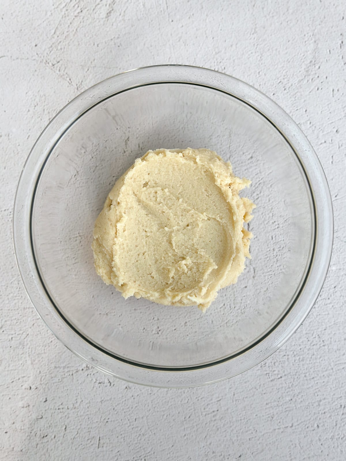 butter and sugar creamed together.