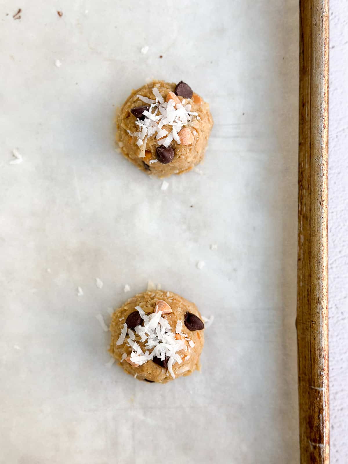 cookies ready to bake.