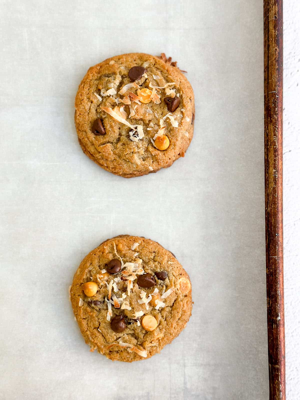 cookies right after baking.
