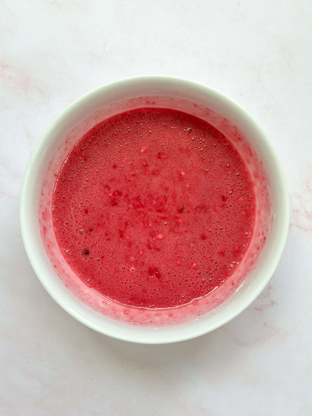 some liquid mixed with cornstarch.