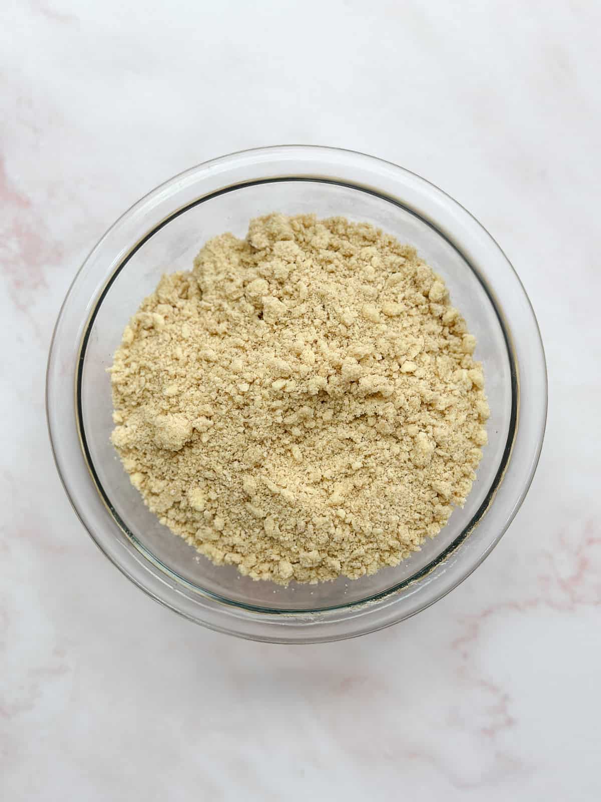 the crumb topping prepared.