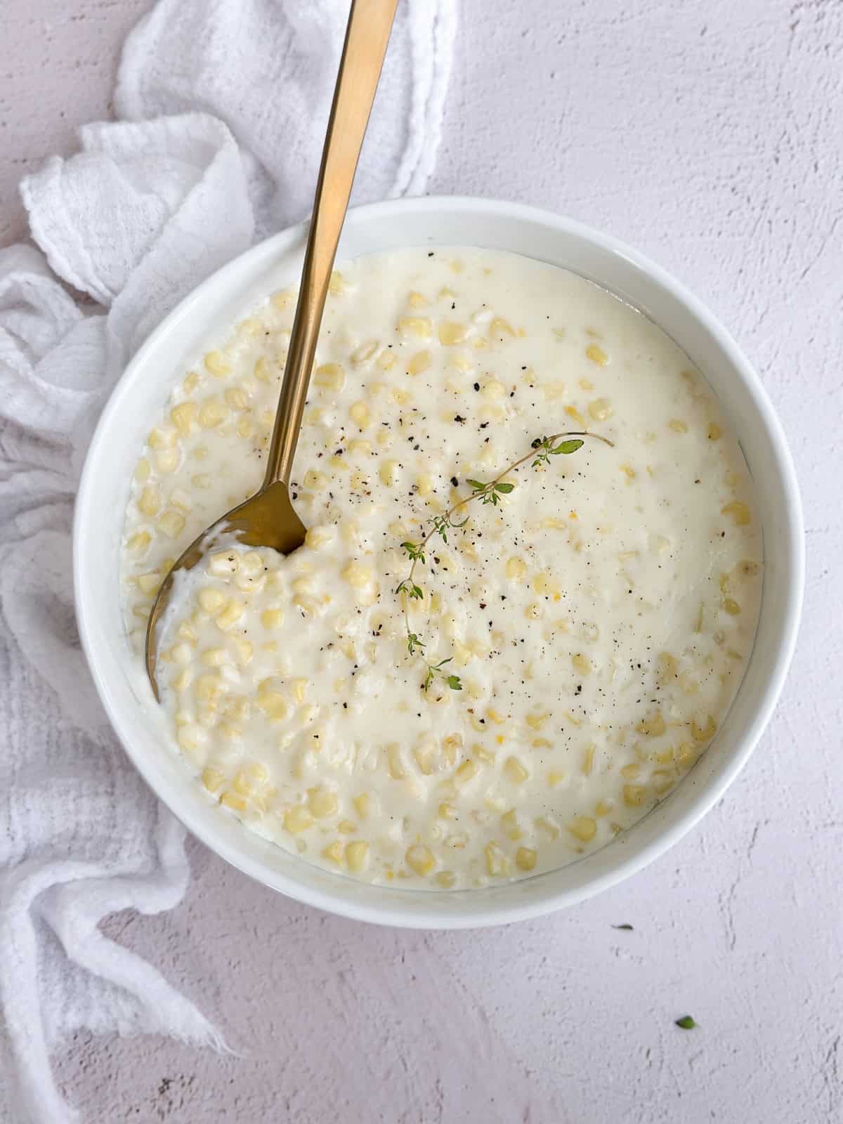 the easy creamed corn ready to serve.