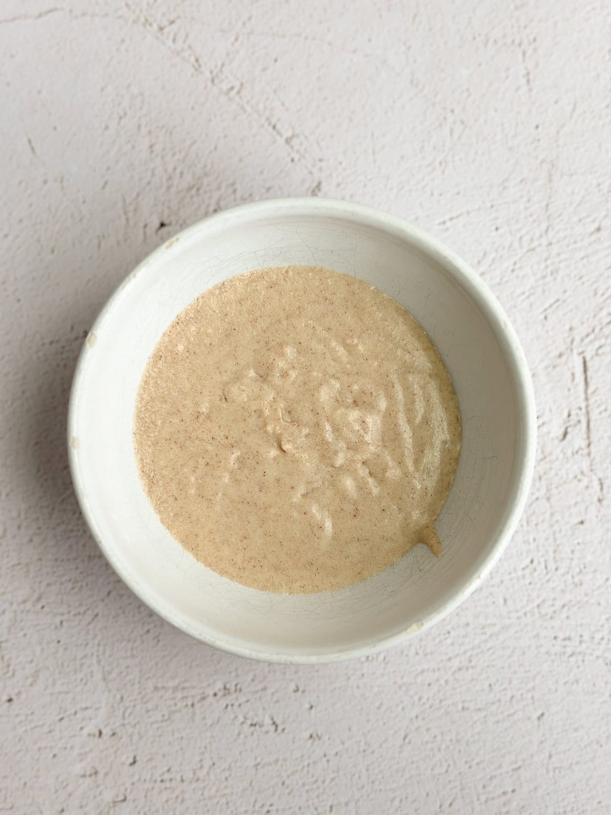 the brown butter cinnamon glaze after being made.