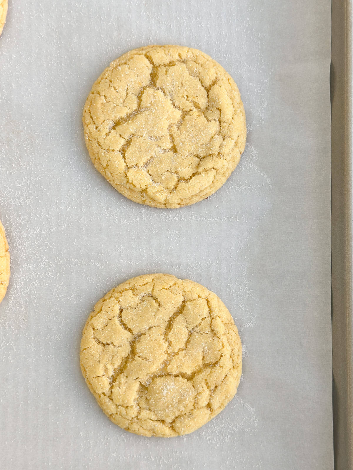 cookies after baking.