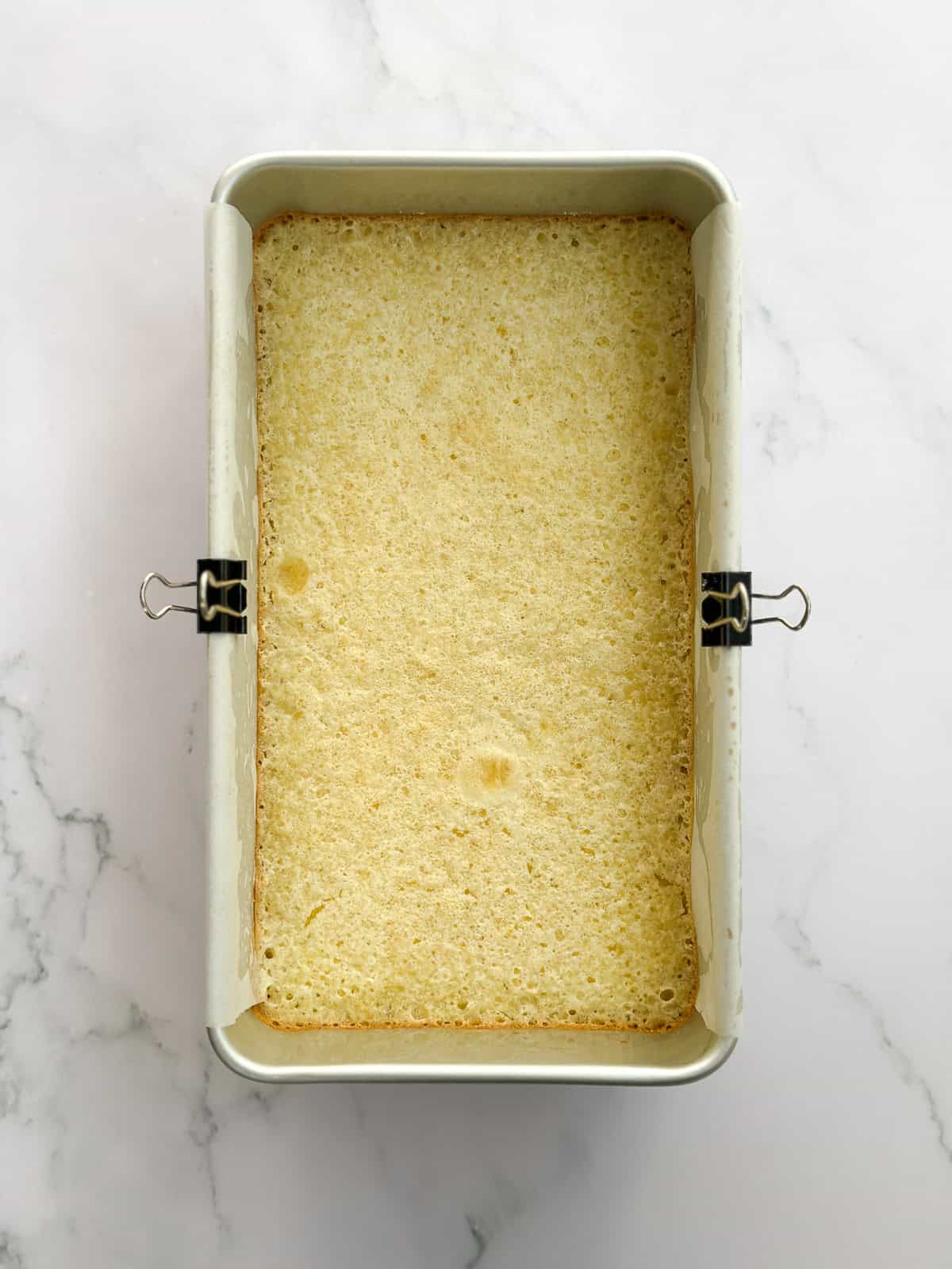 the lemon bars after being baked.