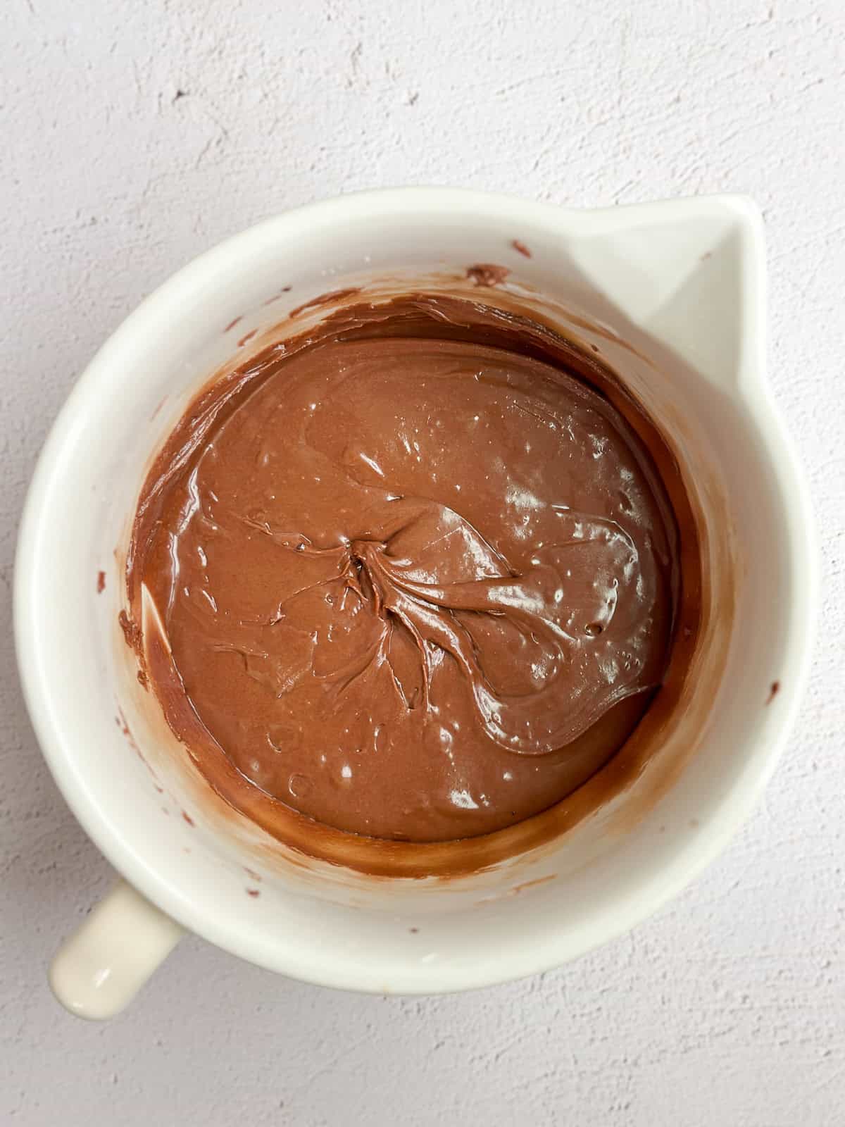 the frosting all mixed together.