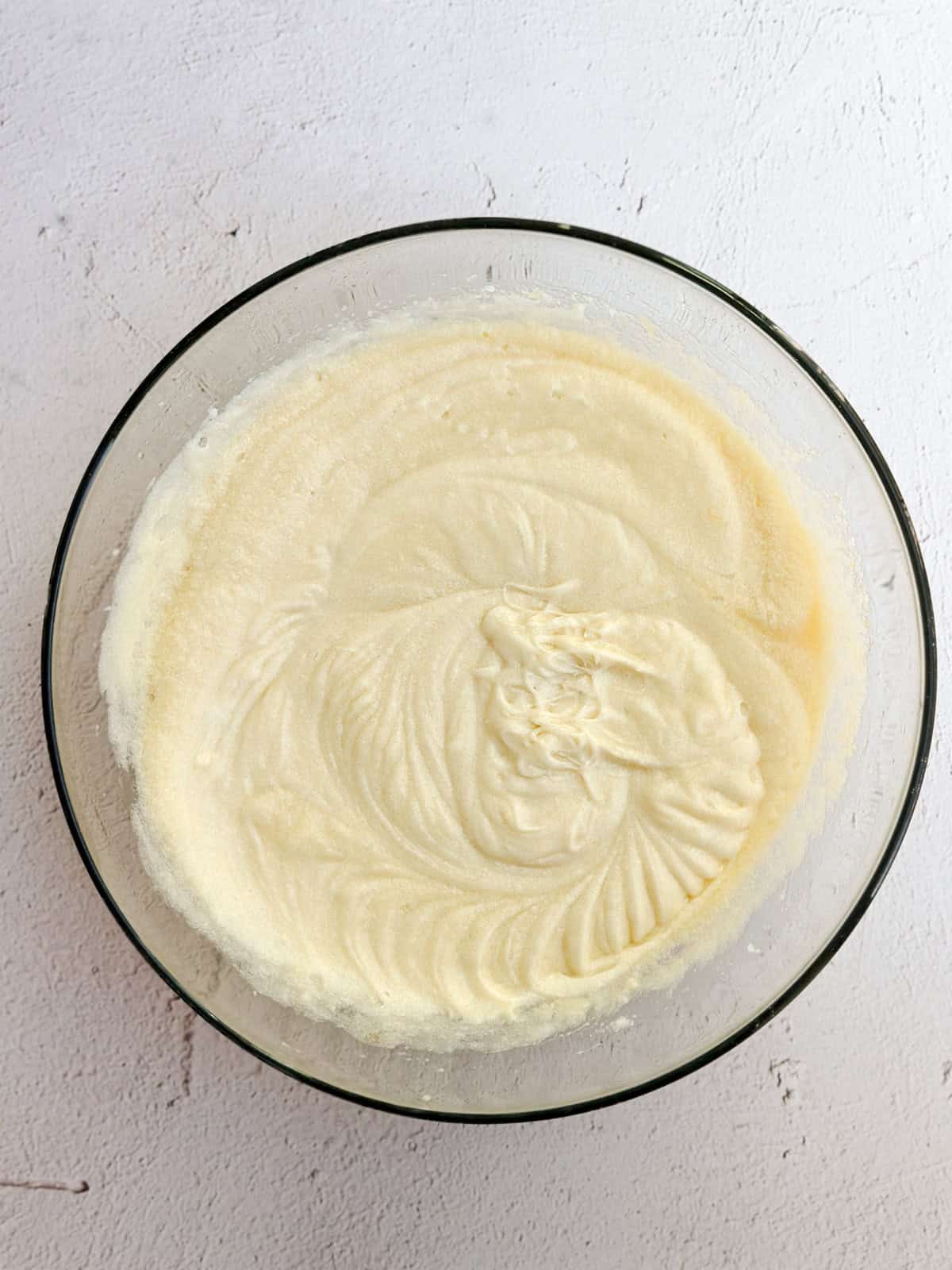 wet ingredients mixed together.