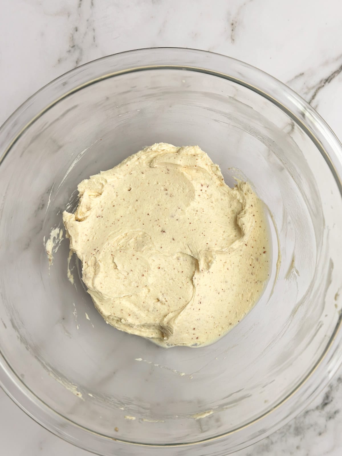 cream cheese and brown butter mixed together.