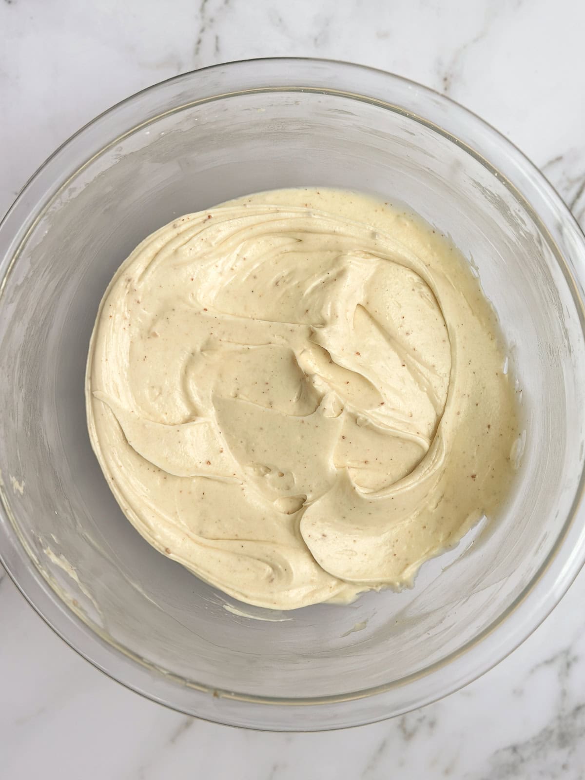 all the frosting mixed together.