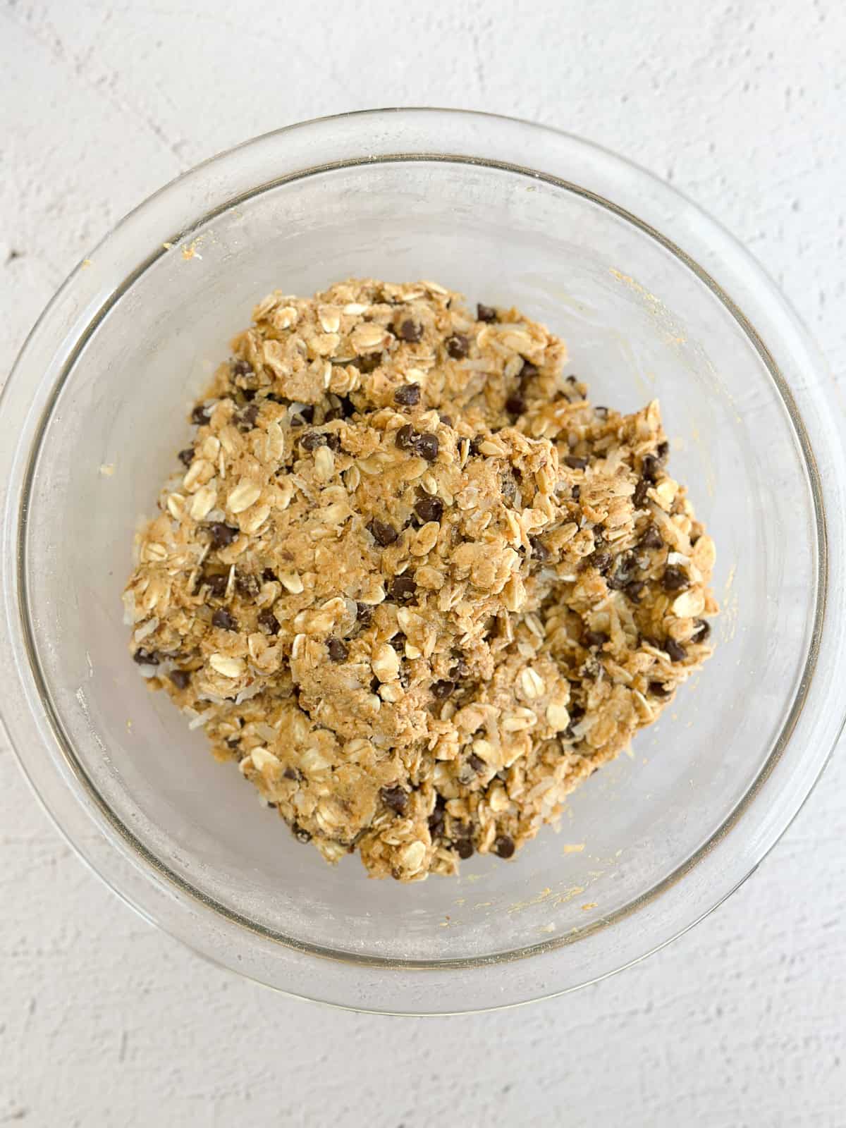 adding in all the other dry ingredients.