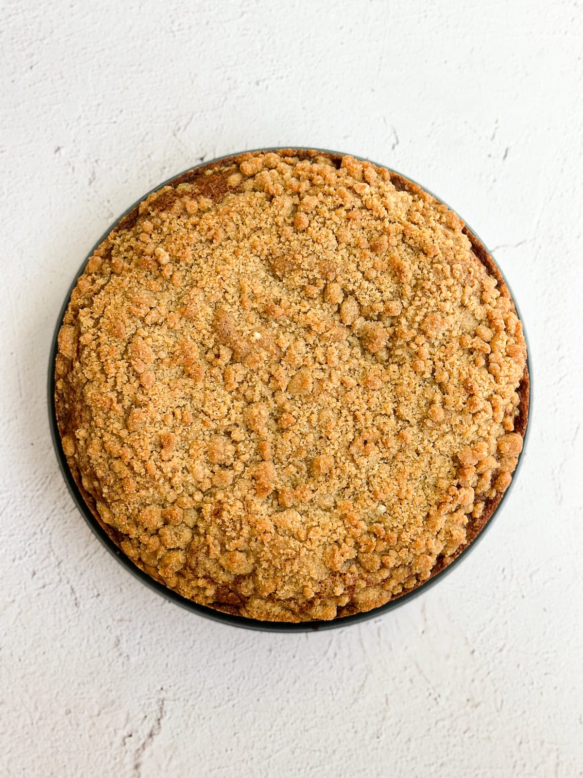 carrot cake coffee cake after baking.