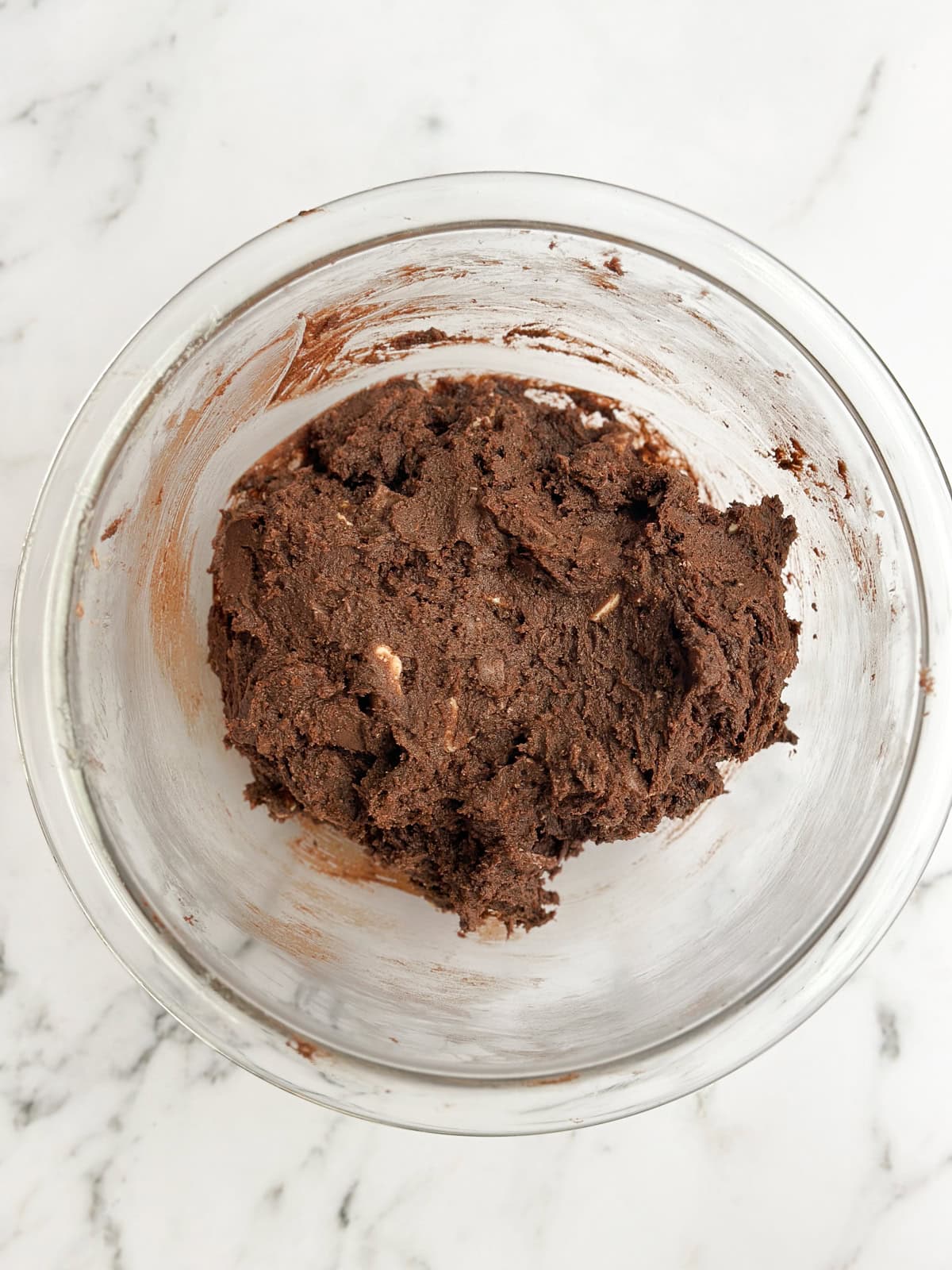 chocolate chunks added to the cookie dough.