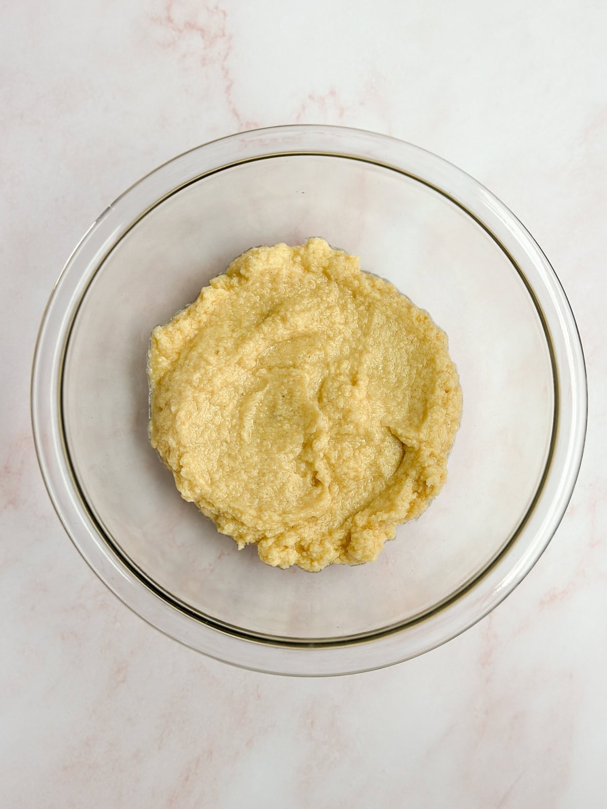wet ingredients mixed together for the cookie dough.