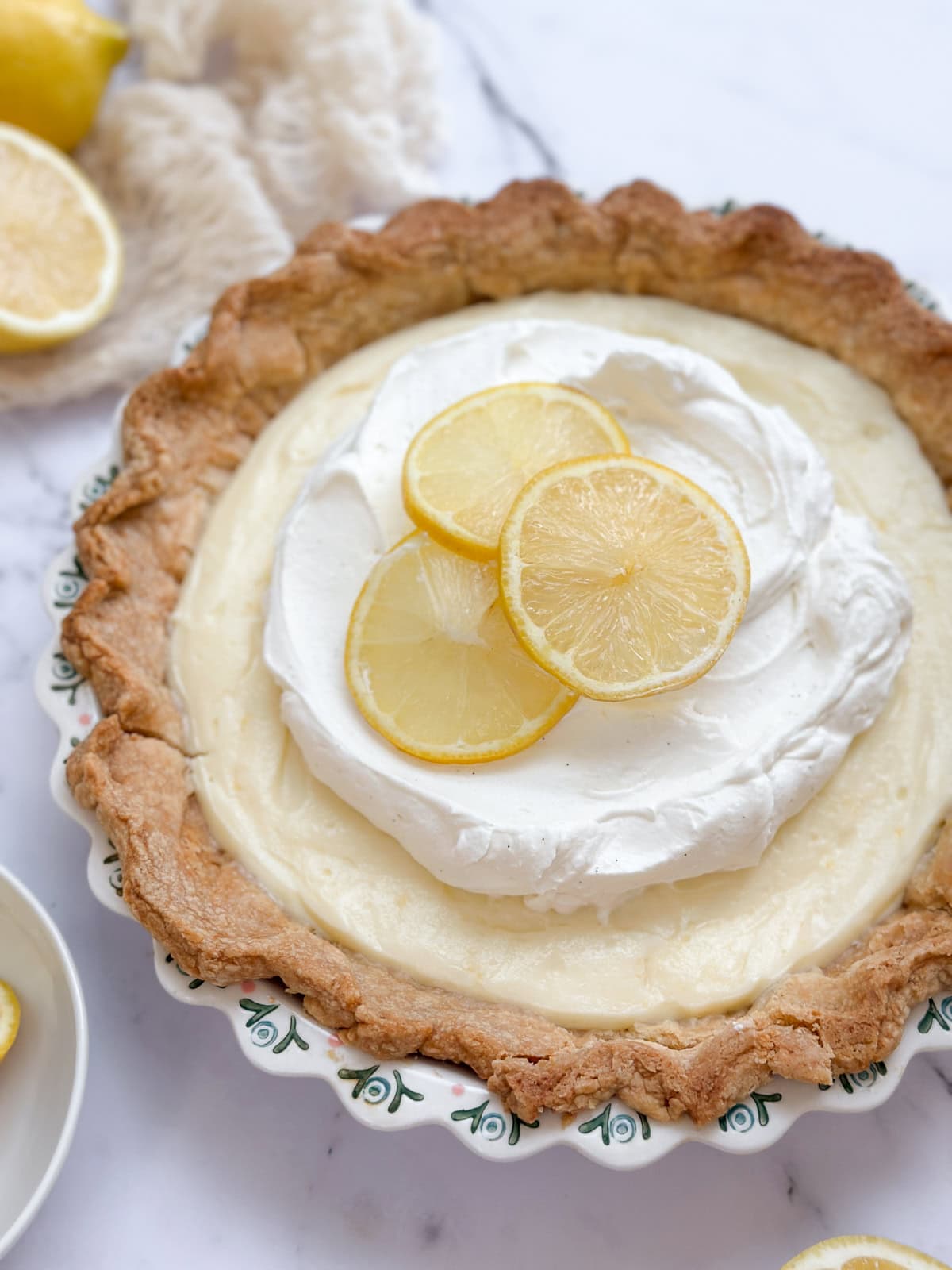 a closeup pf the whole pie.