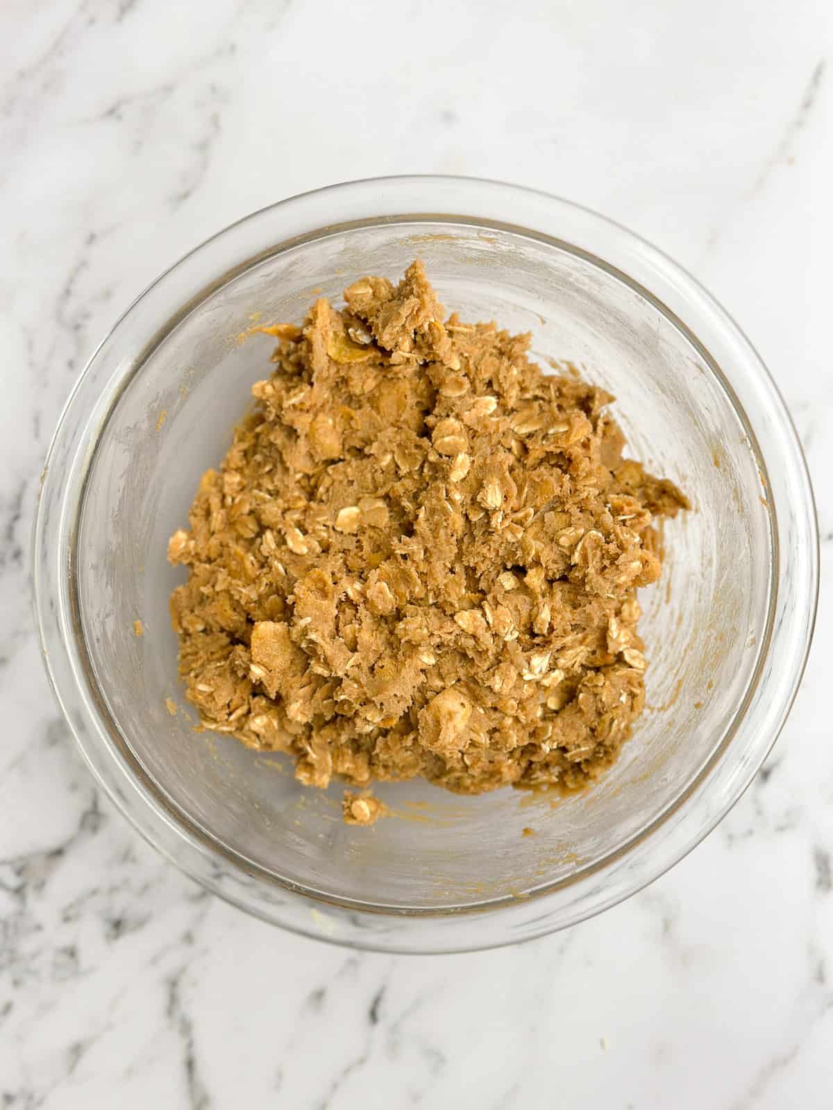 all the dry ingredients added.