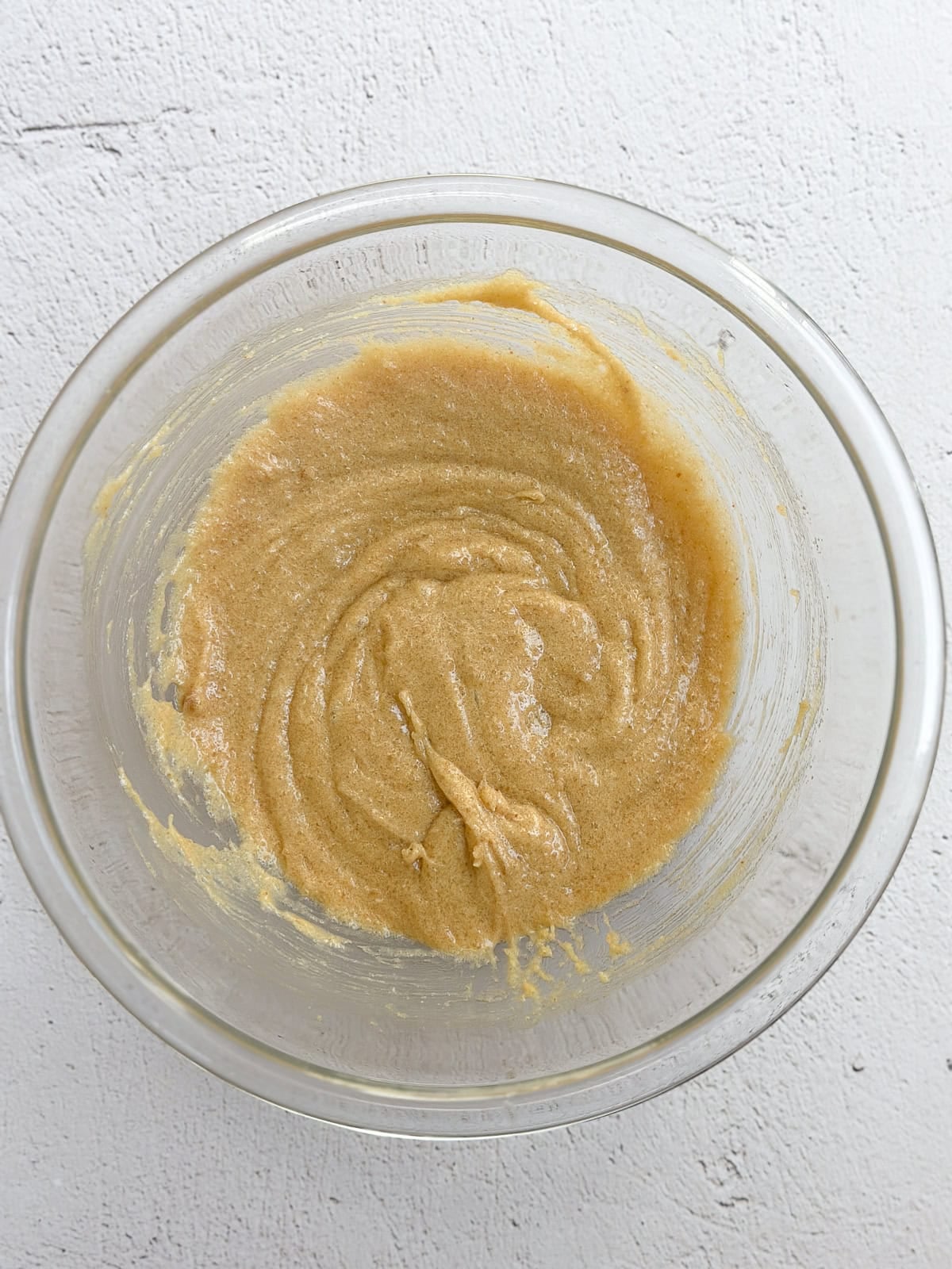 all the wet ingredients mixed together.