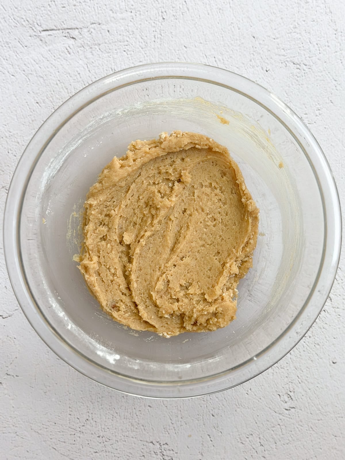 dry ingredients added to the dough.