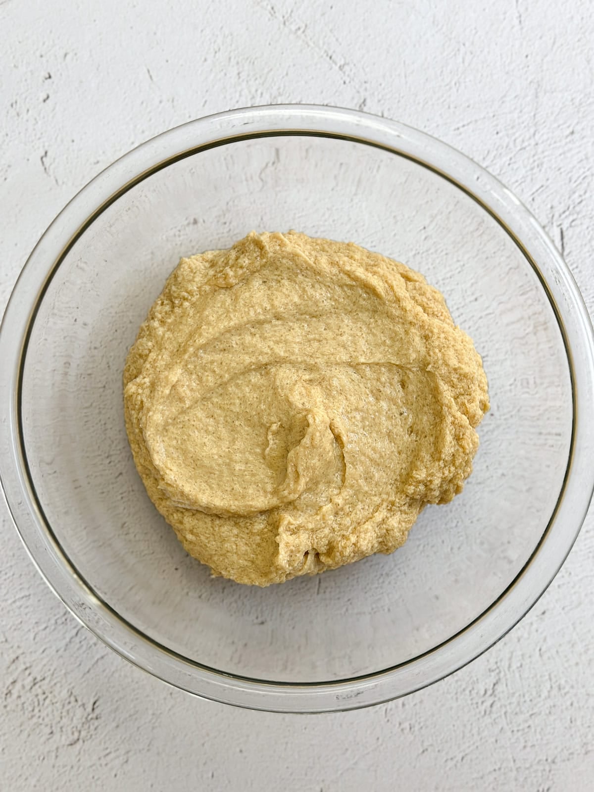 wet ingredients mixed together.