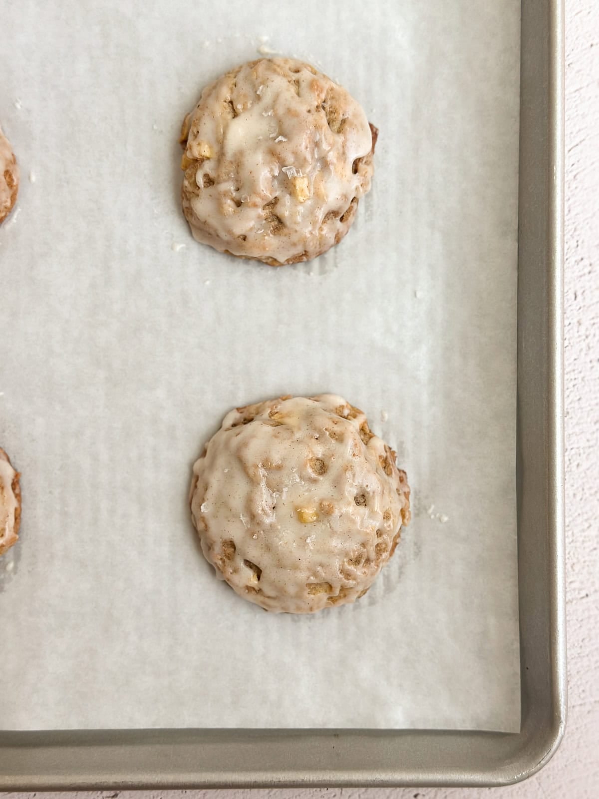 cookies with brown butter glaze.