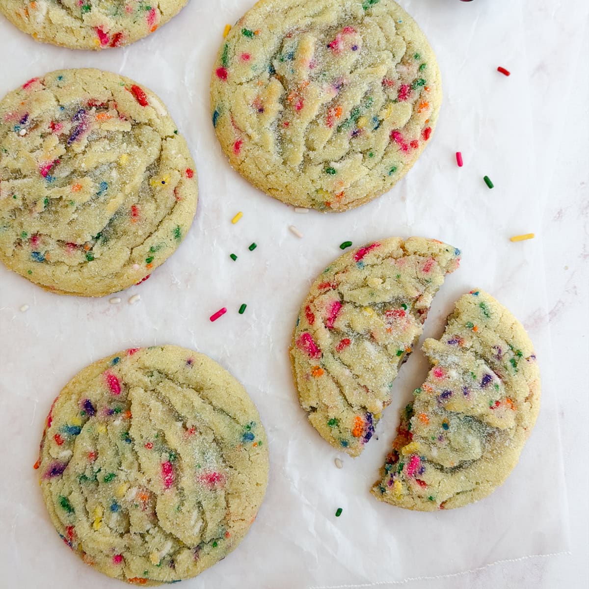 Sprinkle Sugar Cookies - The Salted Sweets