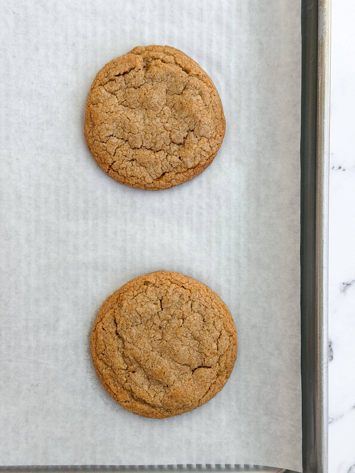 cookies right after baking.
