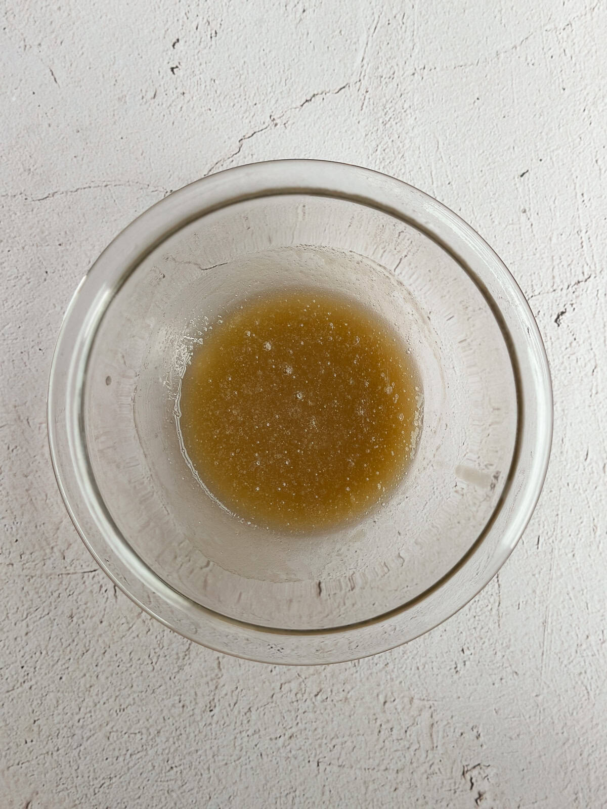 all the wet ingredients mixed together.