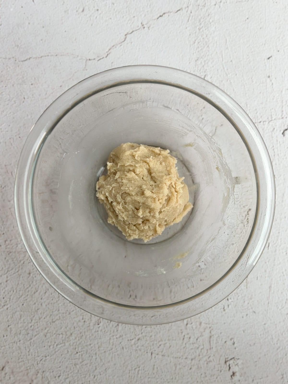 dry ingredients added to the dough.