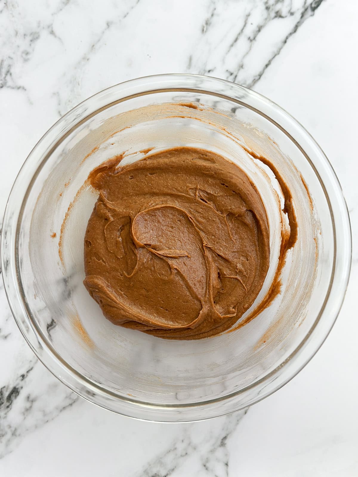 dry ingredients added.