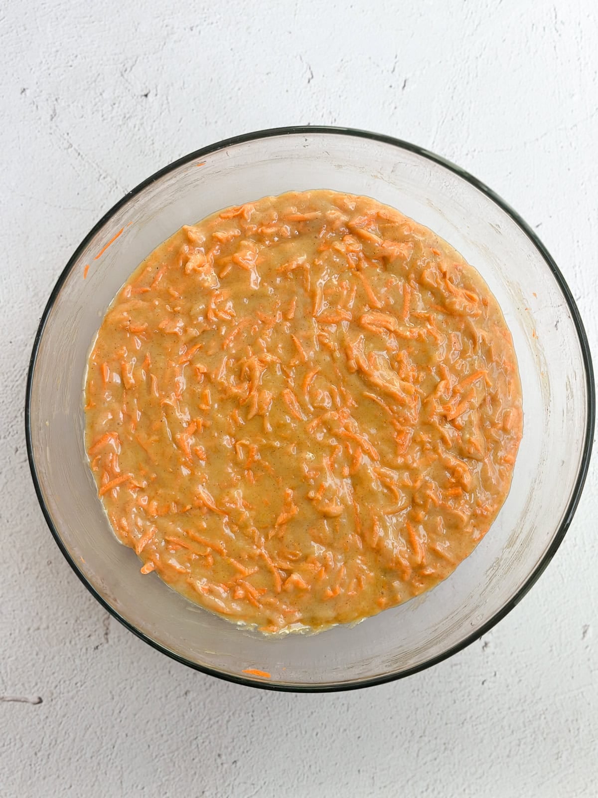 grated carrots added.