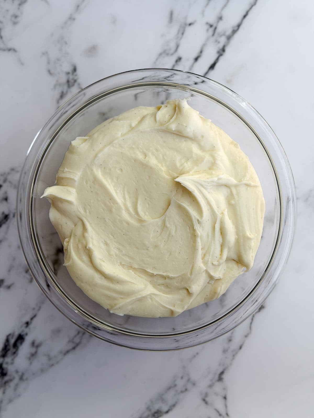 frosting mixed together.