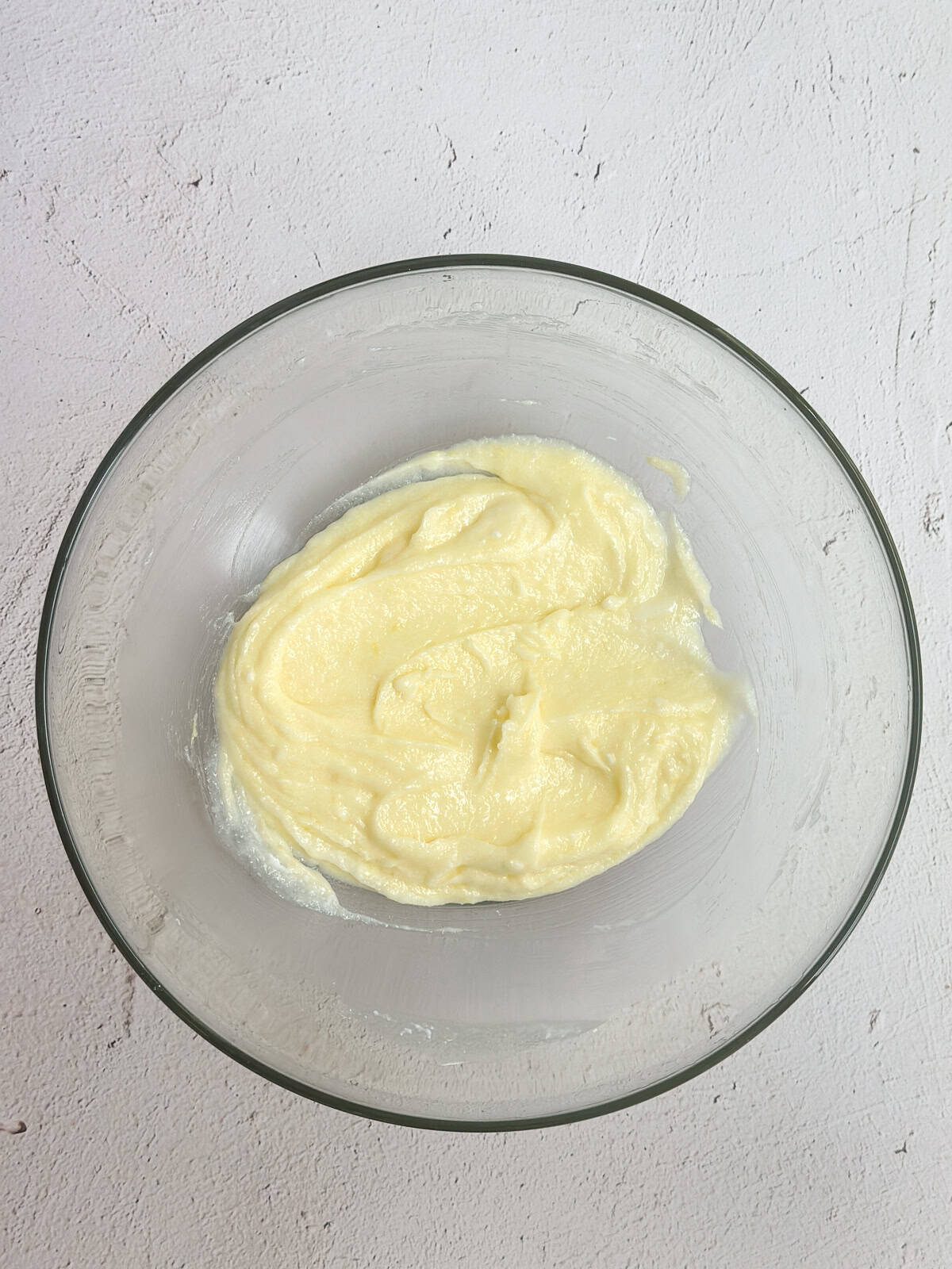 all the wet ingredients creamed.